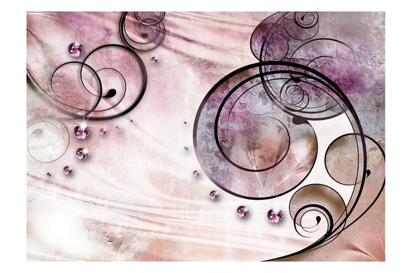 Fototapet Pink Rhapsody 250x175 - Finnes i flere størrelser - Innredning - Veggdekorasjon - Tapeter - Fototapeter