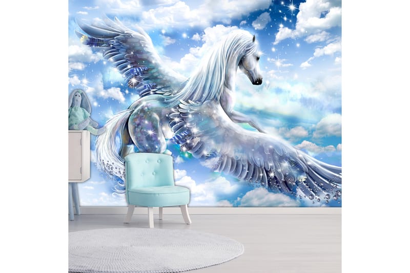 Fototapet Pegasus Blue 350x245 - Innredning - Veggdekorasjon - Tapeter - Fototapeter