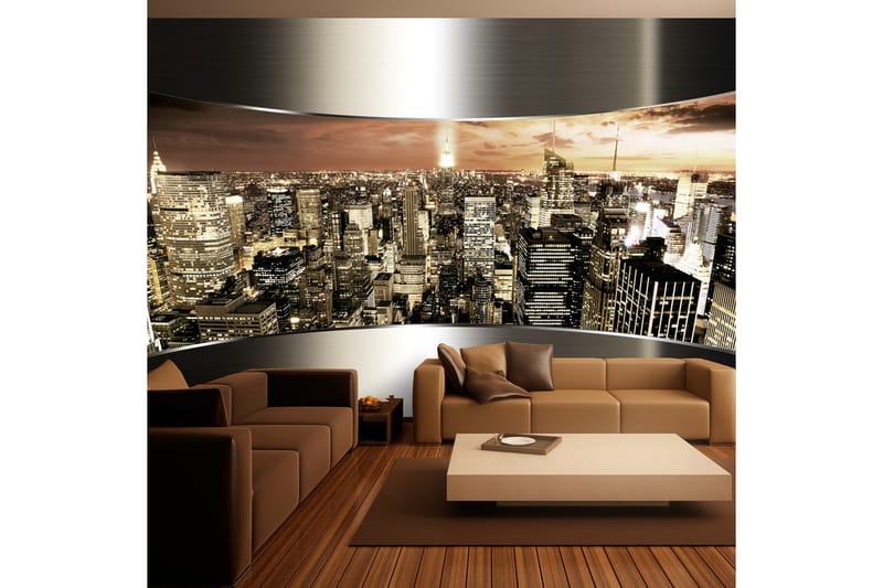 Fototapet Panorama Of New York 150x105 - Artgeist sp. z o. o. - Innredning - Veggdekorasjon - Tapeter - Fototapeter