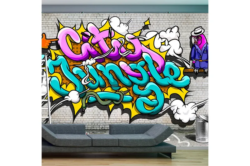 Fototapet Pink Parrot 350x245, Artgeist sp. z o. o.