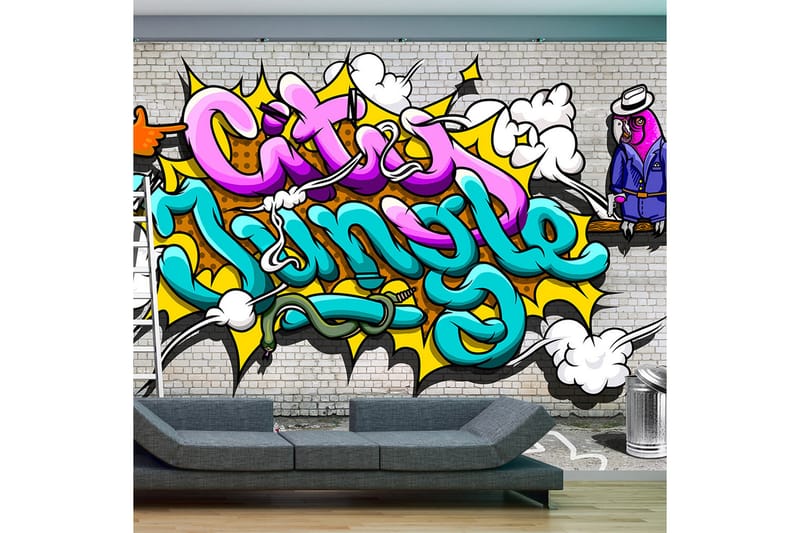 Fototapet Pink Parrot 200x140, undefined