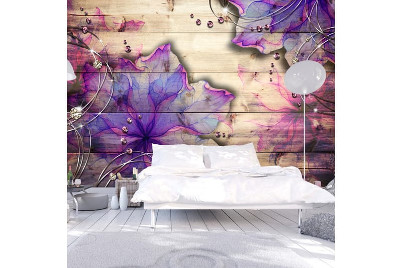 Fototapet Purple Memory 200x140 - Artgeist sp. z o. o. - Innredning - Veggdekorasjon - Tapeter - Fototapeter