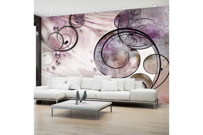 Fototapet Pink Rhapsody 250x175, Finnes i flere størrelser