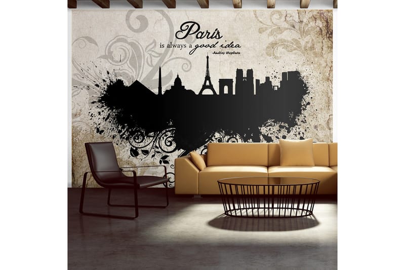 Tapet Paris Is Always A Good Idea Vintage 150x105 - Artgeist sp. z o. o. - Innredning - Veggdekorasjon - Tapeter - Fototapeter