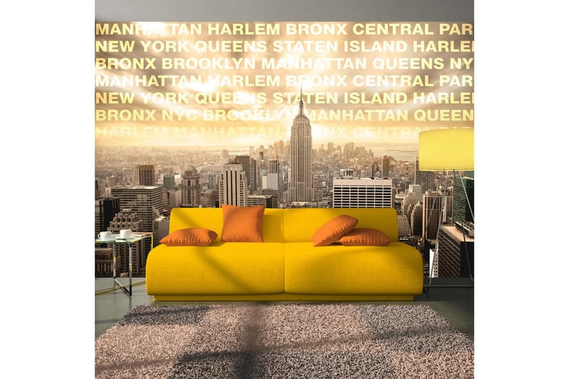 Veggmaleri Neighborhoods Of New York 150x105, Artgeist sp. z o. o.