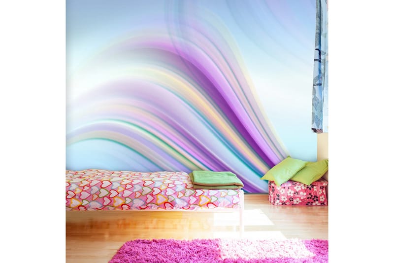 Veggmaleri Rainbow Abstract Background 200x154, Artgeist sp. z o. o.