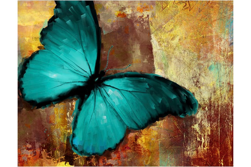 Veggmaleri Painted Butterfly 250x193, Artgeist sp. z o. o.