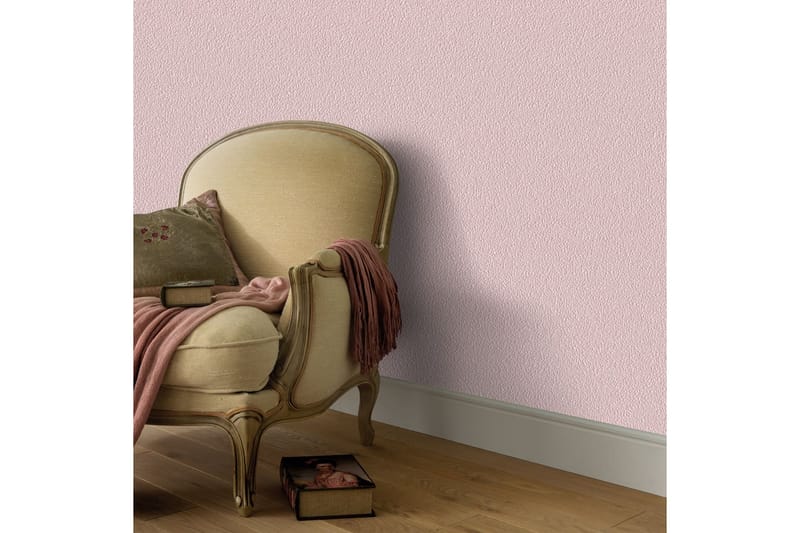 Veggtapetruller ikke-vevet 4stk glitrende rosa 0,53x10m - Innredning - Veggdekorasjon - Tapeter - Fototapeter