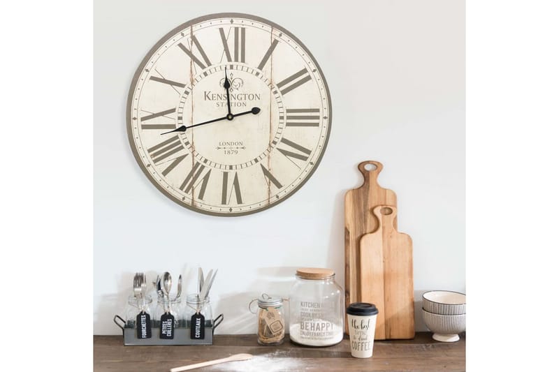 Veggklokke vintage London 60 cm - Flerfarget - Innredning - Veggdekorasjon - Veggklokke