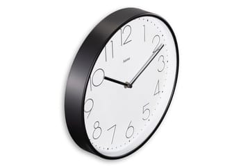 Veggur Hama Corsica 30 cm - Svart - Innredning - Veggdekorasjon - Veggklokke