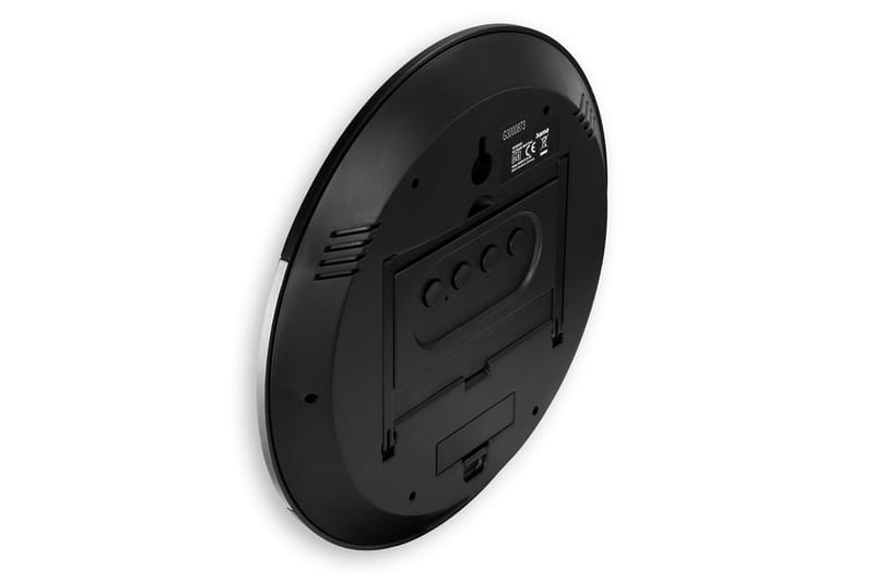 Veggur Hama Ischia med Radio Svart/Sølv - Svart - Innredning - Veggdekorasjon - Veggklokke