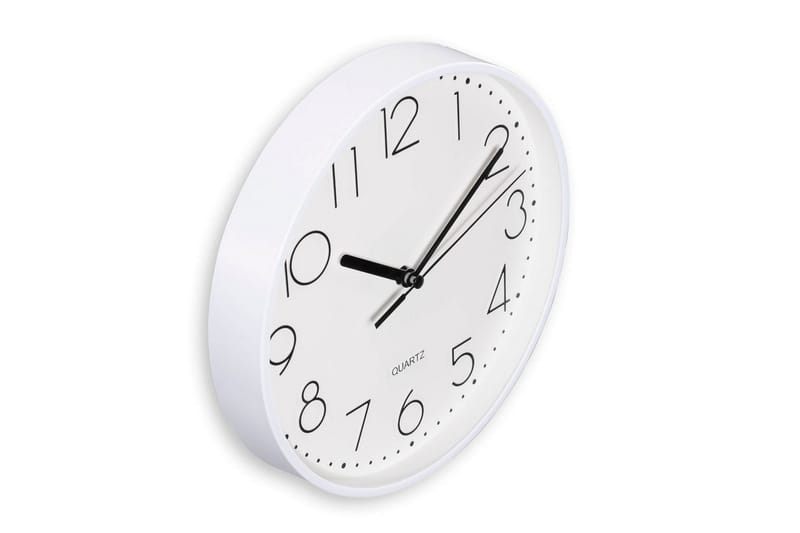 Veggur Hama Salina 22 cm - Hvit - Innredning - Veggdekorasjon - Veggklokke