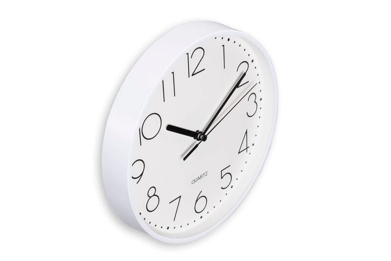 Veggur Hama Salina 22 cm - Hvit - Innredning - Veggdekorasjon - Veggklokke