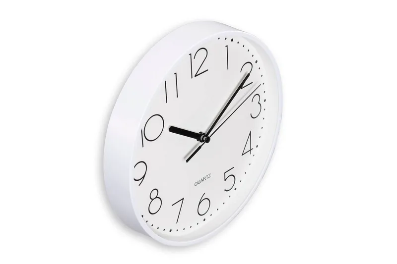 Veggur Hama Salina 22 cm - Hvit - Innredning - Veggdekorasjon - Veggklokke