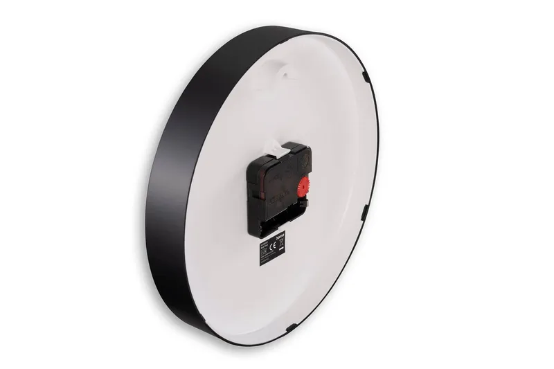 Veggur Hama Salina 22 cm - Svart - Innredning - Veggdekorasjon - Veggklokke