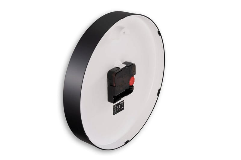 Veggur Hama Salina 22 cm - Svart - Innredning - Veggdekorasjon - Veggklokke