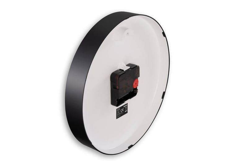 Veggur Hama Salina 22 cm - Svart - Innredning - Veggdekorasjon - Veggklokke