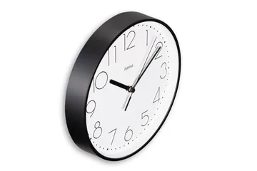 Veggur Hama Salina 22 cm - Svart - Innredning - Veggdekorasjon - Veggklokke