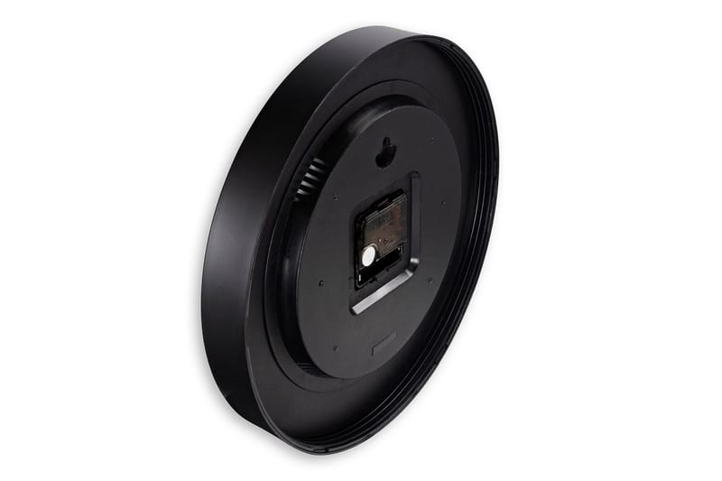 Veggur Hama Santorini 30 cm Svart - Svart - Innredning - Veggdekorasjon - Veggklokke