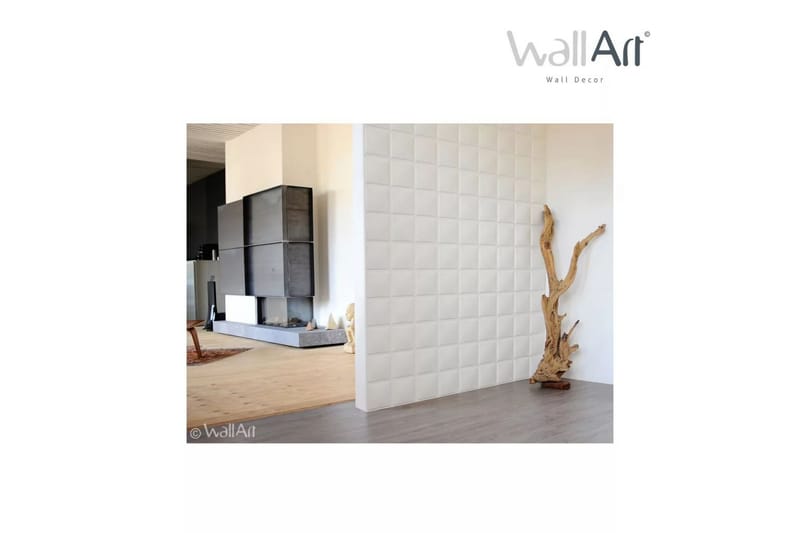 WallArt 3D Veggpanel Cubes 12 stk GA-WA07 - Veggplater - Veggdekorasjon