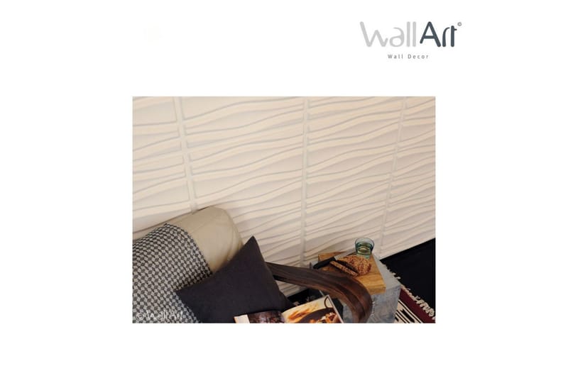WallArt 3D Veggpanel Flows 12 stk GA-WA14 - Veggplater - Veggdekorasjon