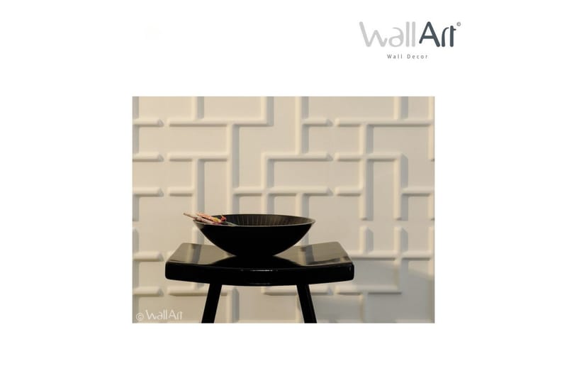 WallArt 3D Veggpanel Tetris 12 stk GA-WA16 - Veggplater - Veggdekorasjon