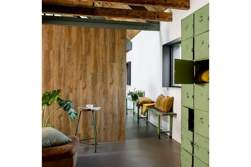 WallArt Treplanker GL-WA30 30 stk gjenvunnet eik vintage - Brun - Innredning - Veggdekorasjon