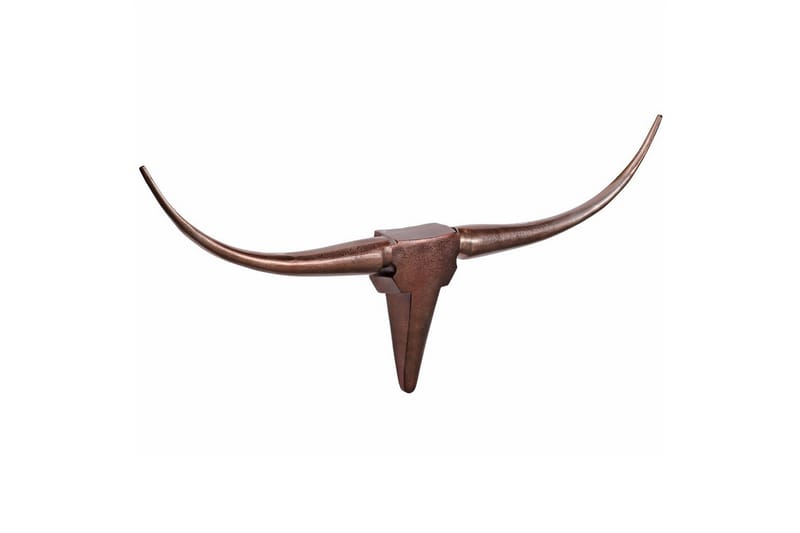 Veggdekorasjon Wohnling Okse Håndpolert Aluminium Industriell Bronse, 100 cm - Bronse, 100 cm - Innredning - Veggdekorasjon