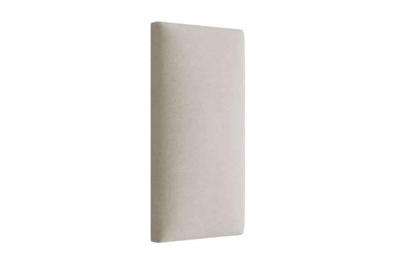 Zaratuz Veggpanel 20x4x40 cm Stoppet, Fløyel/Beige
