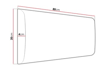 Zaratuz Veggpanel 20x4x80 cm Stoppet - Fløyel/Beige - Innredning - Veggdekorasjon