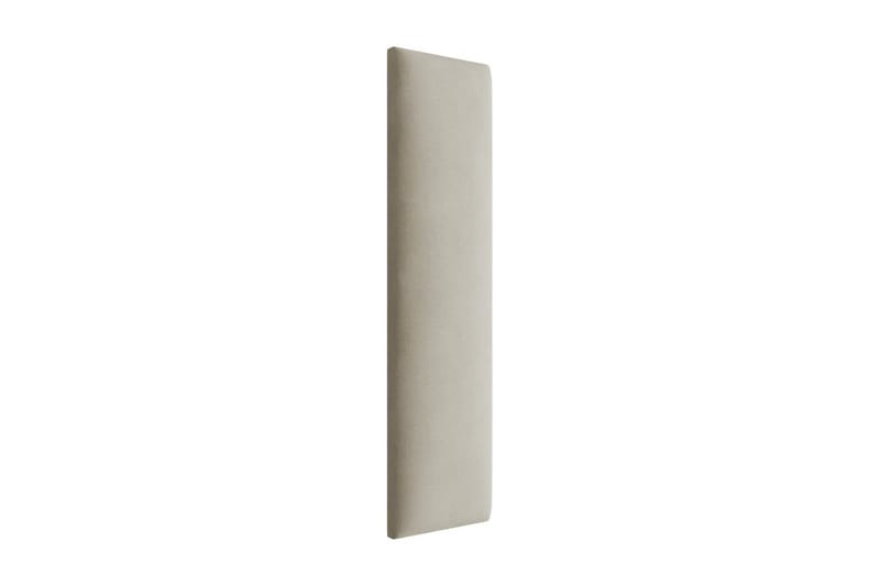 Zaratuz Veggpanel 20x4x80 cm Stoppet, Fløyel/Beige