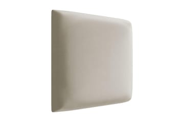 Zaratuz Veggpanel 30x4x30 cm Stoppet - Fløyel/Beige - Innredning - Veggdekorasjon