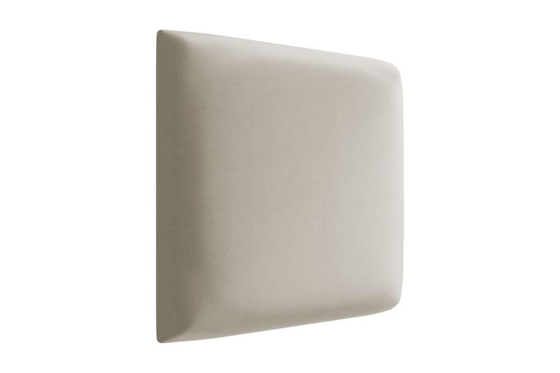 Zaratuz Veggpanel 30x4x30 cm Stoppet, Fløyel/Beige