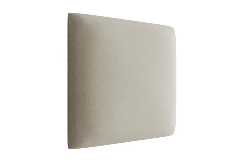 Zaratuz Veggpanel 60x4x60 cm Stoppet - Fløyel/Beige - Veggplater - Veggdekorasjon