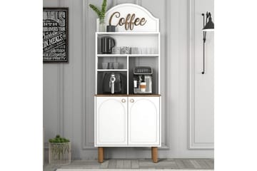 Bar Kaffeskap To Hvit / Eik - Hvit / Eik - Husholdning - Bar & vin - Barmøbler - Bardisk