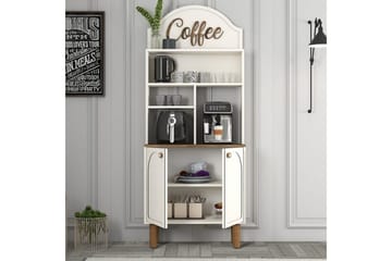 Bar Kaffeskap To Krem / Eik - Krem / Eik - Møbler - Bord