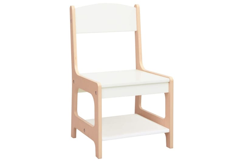 Barnebord med 2 stoler MDF - Brun - Møbler - Barnemøbler - Barnebord