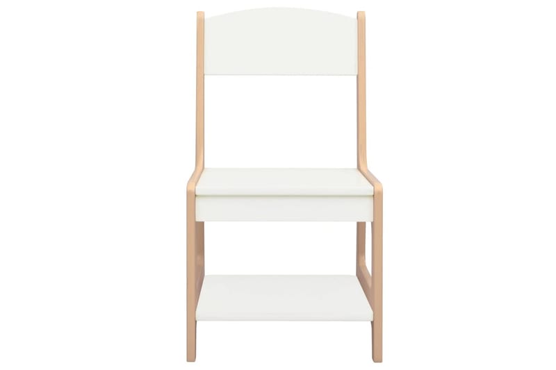 Barnebord med 2 stoler MDF - Brun - Møbler - Barnemøbler - Barnebord