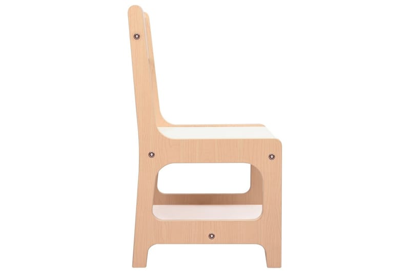 Barnebord med 2 stoler MDF - Brun - Møbler - Barnemøbler - Barnebord