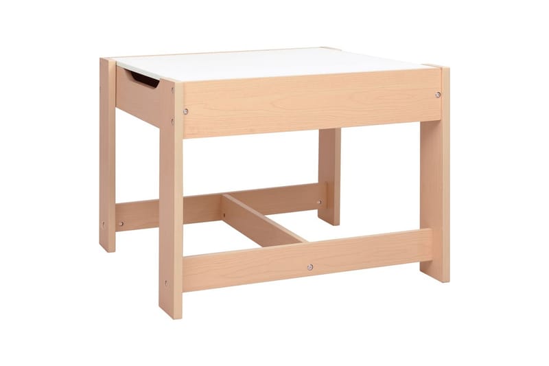 Barnebord med 2 stoler MDF - Brun - Møbler - Barnemøbler - Barnebord