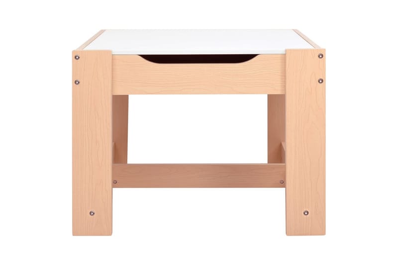 Barnebord med 2 stoler MDF - Brun - Møbler - Barnemøbler - Barnebord