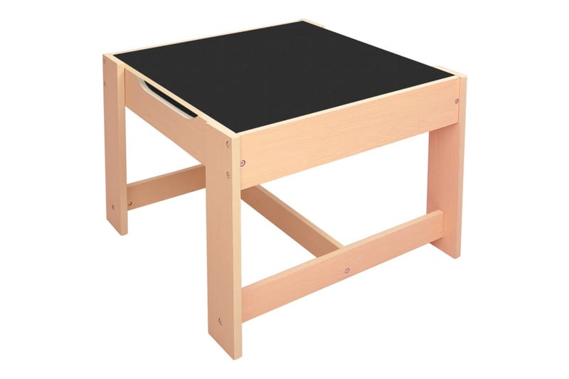 Barnebord med 2 stoler MDF - Brun - Møbler - Barnemøbler - Barnebord