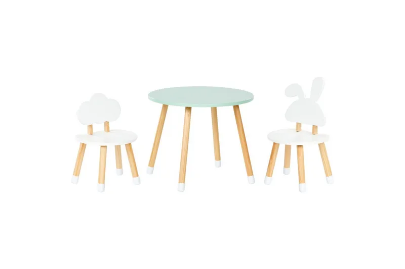 Barnebord med stoler Robin, undefined