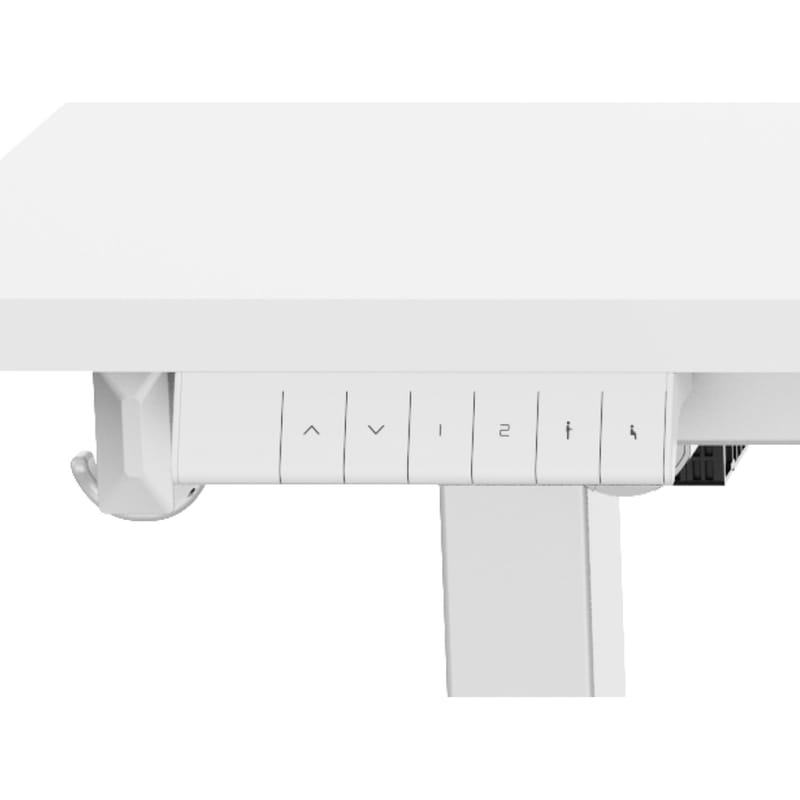 Barneskrivebord HOME4YOU Ergo Kid med 1 motor 112x60x56-80 cm hvit - Hvit - Møbler - Barnemøbler - Barnebord - Skrivepult barn