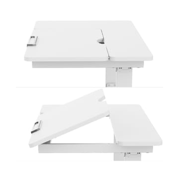 Barneskrivebord HOME4YOU Ergo Kid med 1 motor 112x60x56-80 cm hvit - Hvit - Møbler - Barnemøbler - Barnebord - Skrivepult barn