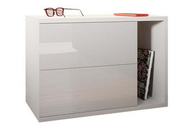 Carbost Barne Skap 40 cm - Hvid - Møbler - Barnemøbler - Barnebord - Nattbord barn