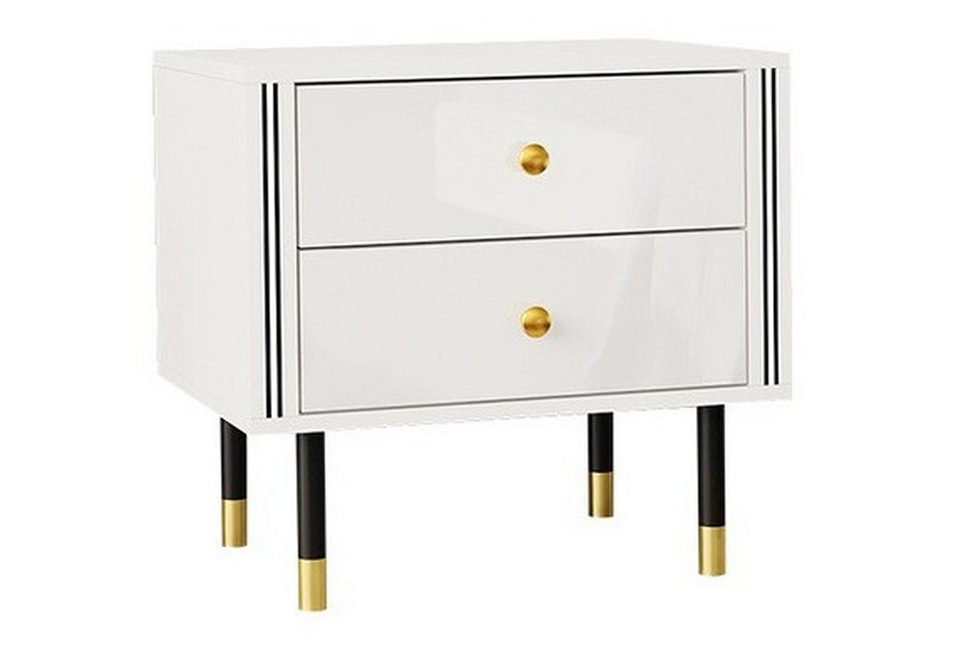 Glenndale Barnsengbord 53 cm - Hvid - Møbler - Barnemøbler - Barnebord - Nattbord barn