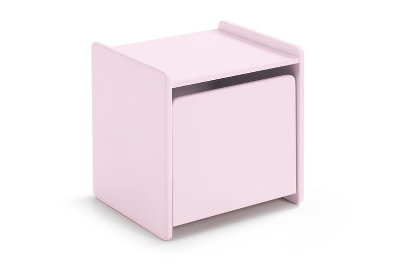 Penniman Nattbord - Rosa - Møbler - Barnemøbler - Barnebord - Nattbord barn