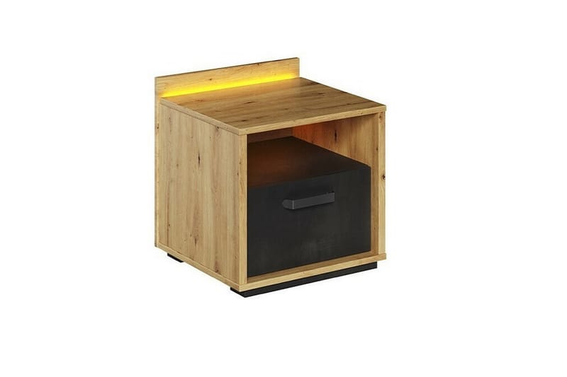 Rathmore Barnesengbord 47 cm - Svart - Møbler - Barnemøbler - Barnebord - Nattbord barn