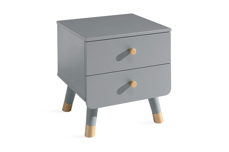 Vessinge Nattbord 43 cm - Grå - Møbler - Barnemøbler - Barnebord - Nattbord barn